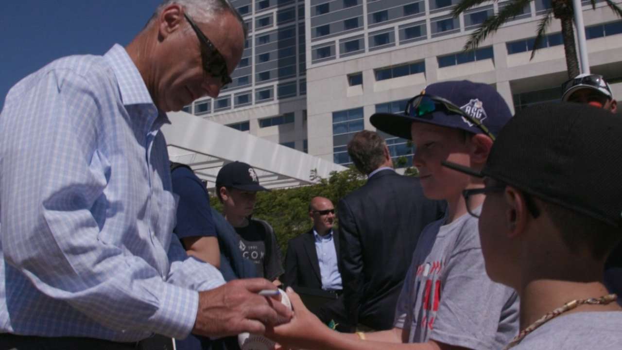 Manfred introduces All-Star legacy projects