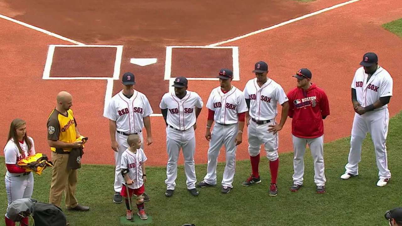 Red Sox All-Stars honored