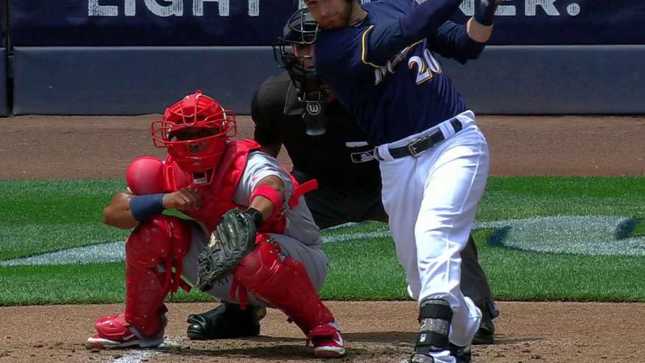 Lucroy's RBI single