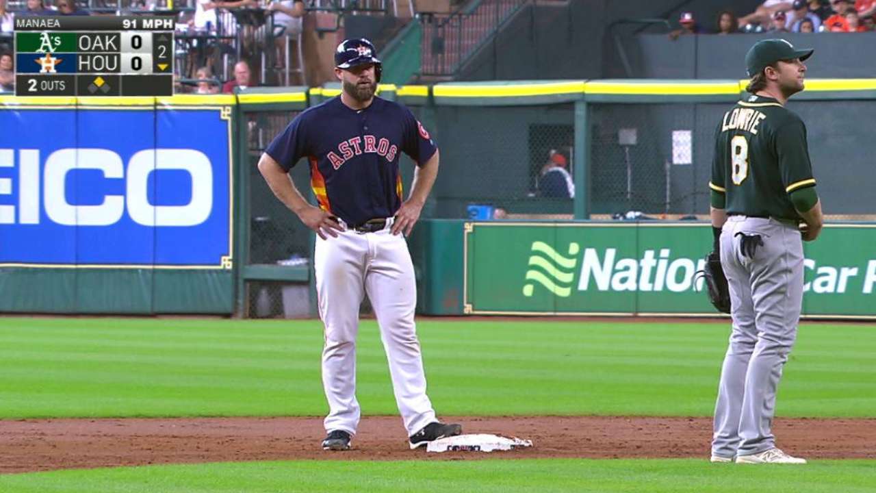 Gattis swipes first career base