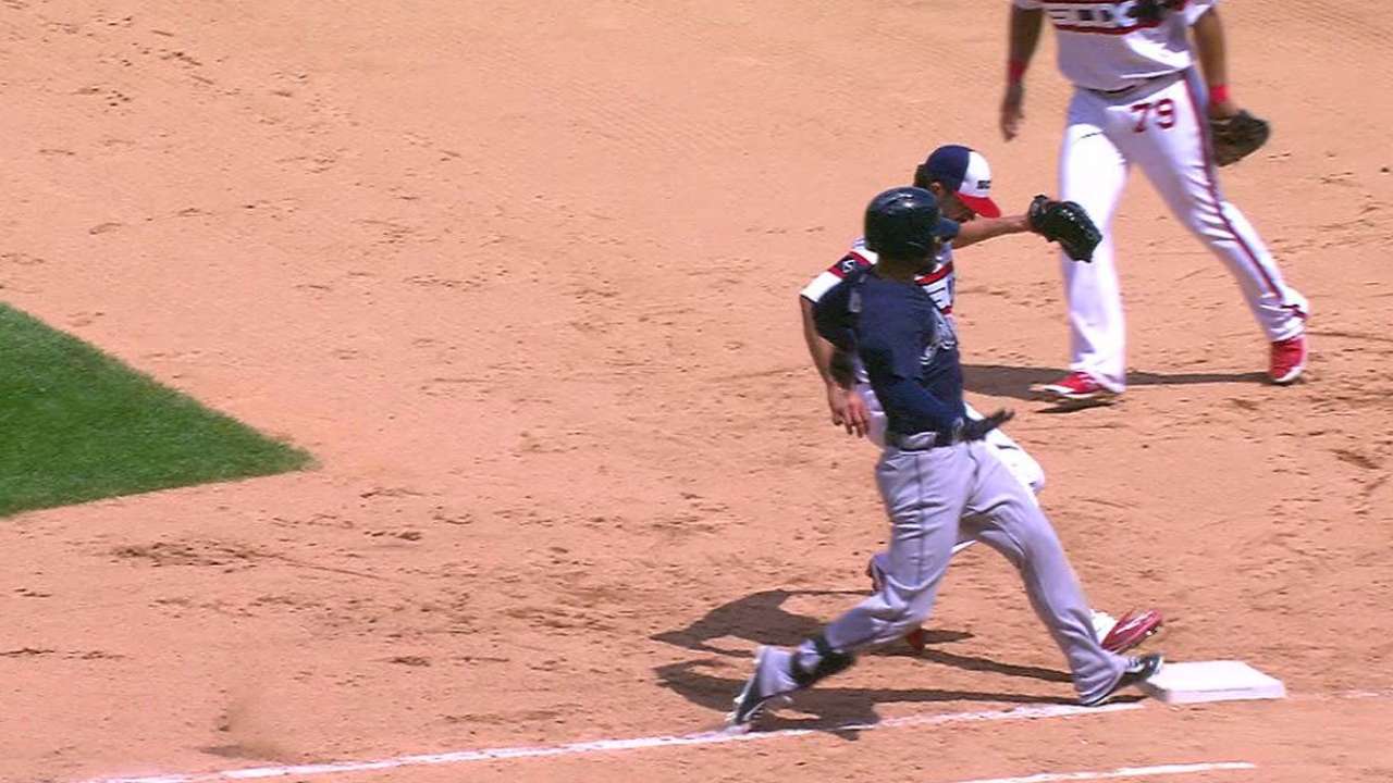 Inciarte safe after challenge