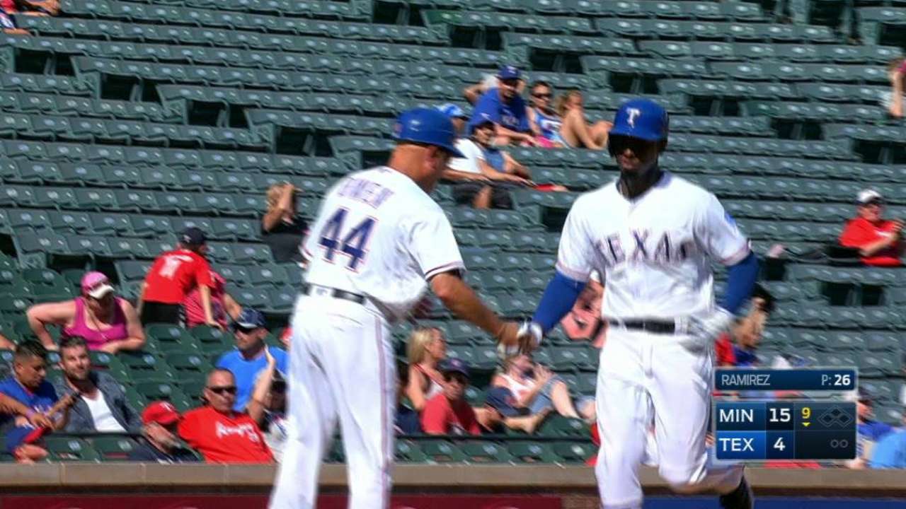 Profar's solo home run