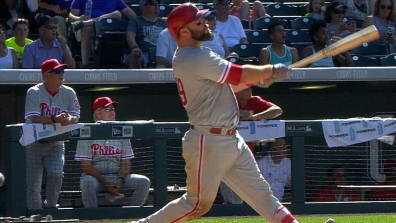 Rupp's big day at the plate