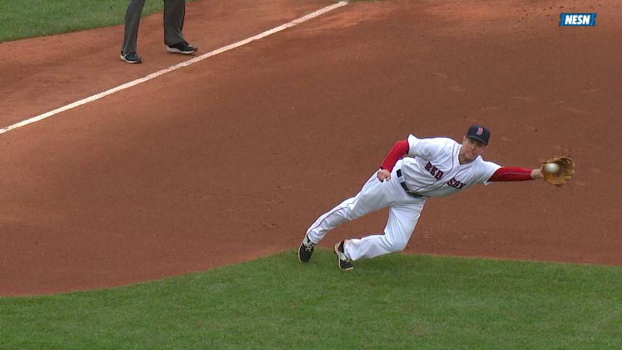 Hill's diving catch