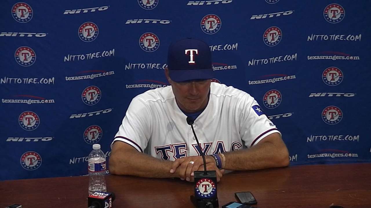 Rangers slump into break as AL's best