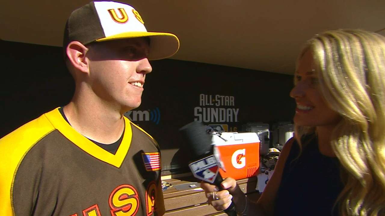 Sisco on hitting homer