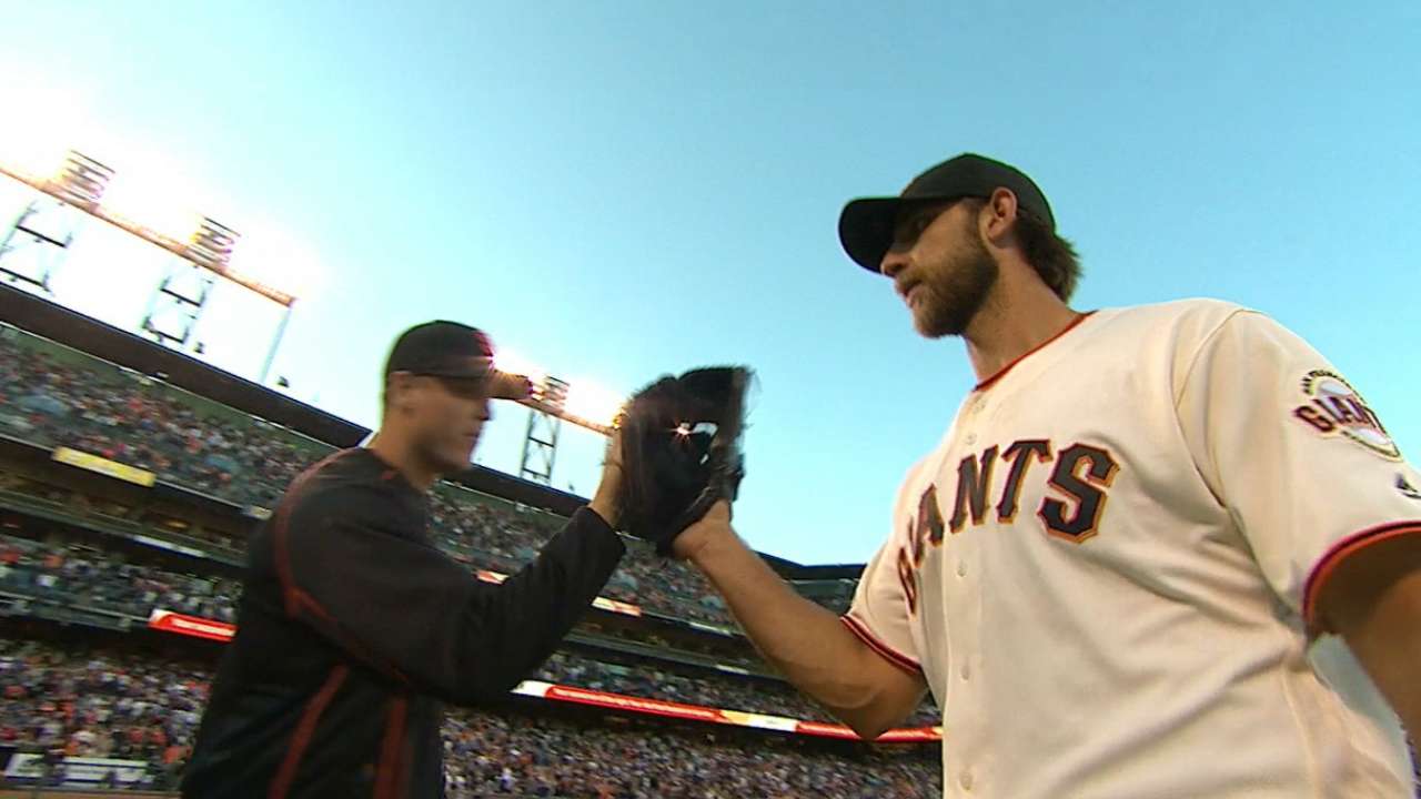 Bumgarner's one-hit gem