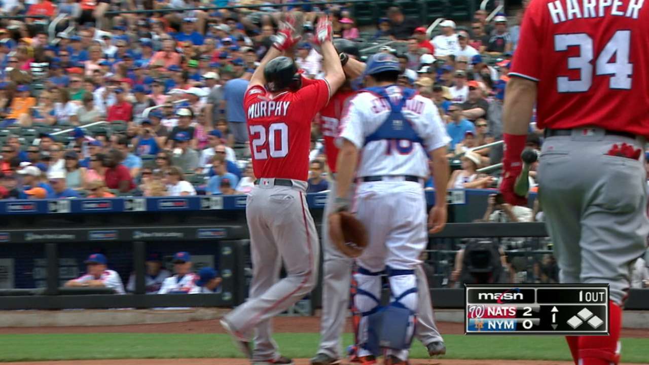 Strasburg, Murphy shine for Nats