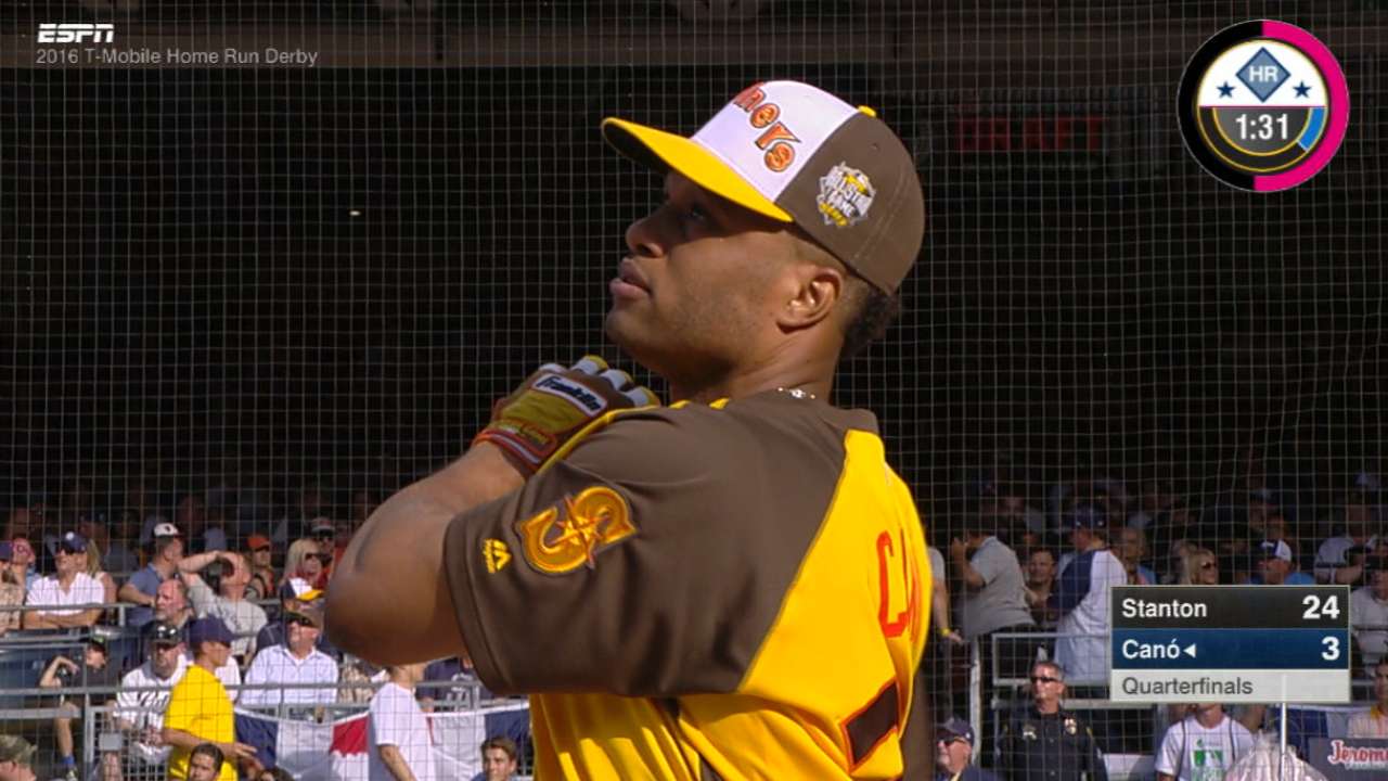 Cano's seven homers in Round 1