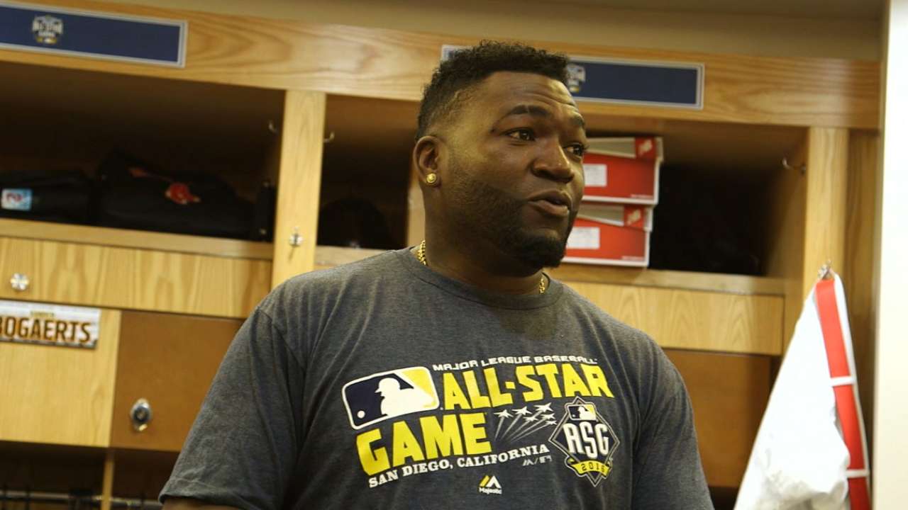 David Ortiz dejó huella entre sus compañeros del All-Star