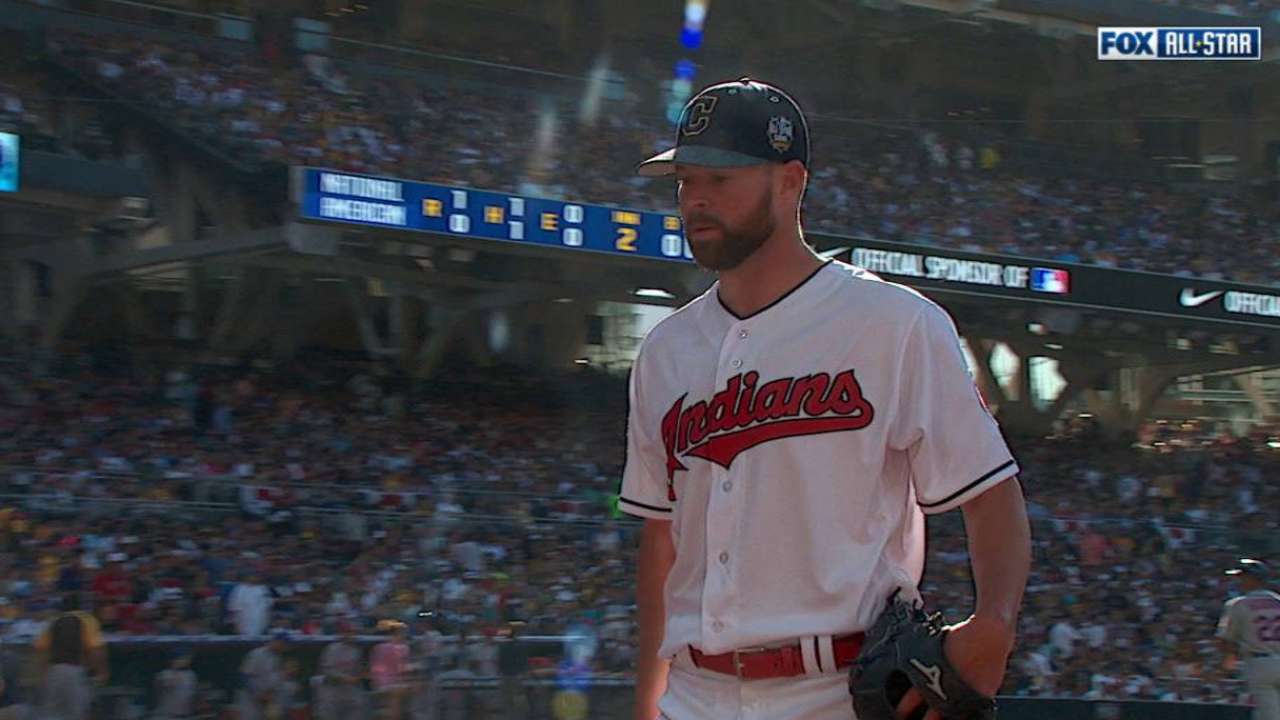 Kluber glad to help AL to home-field advantage