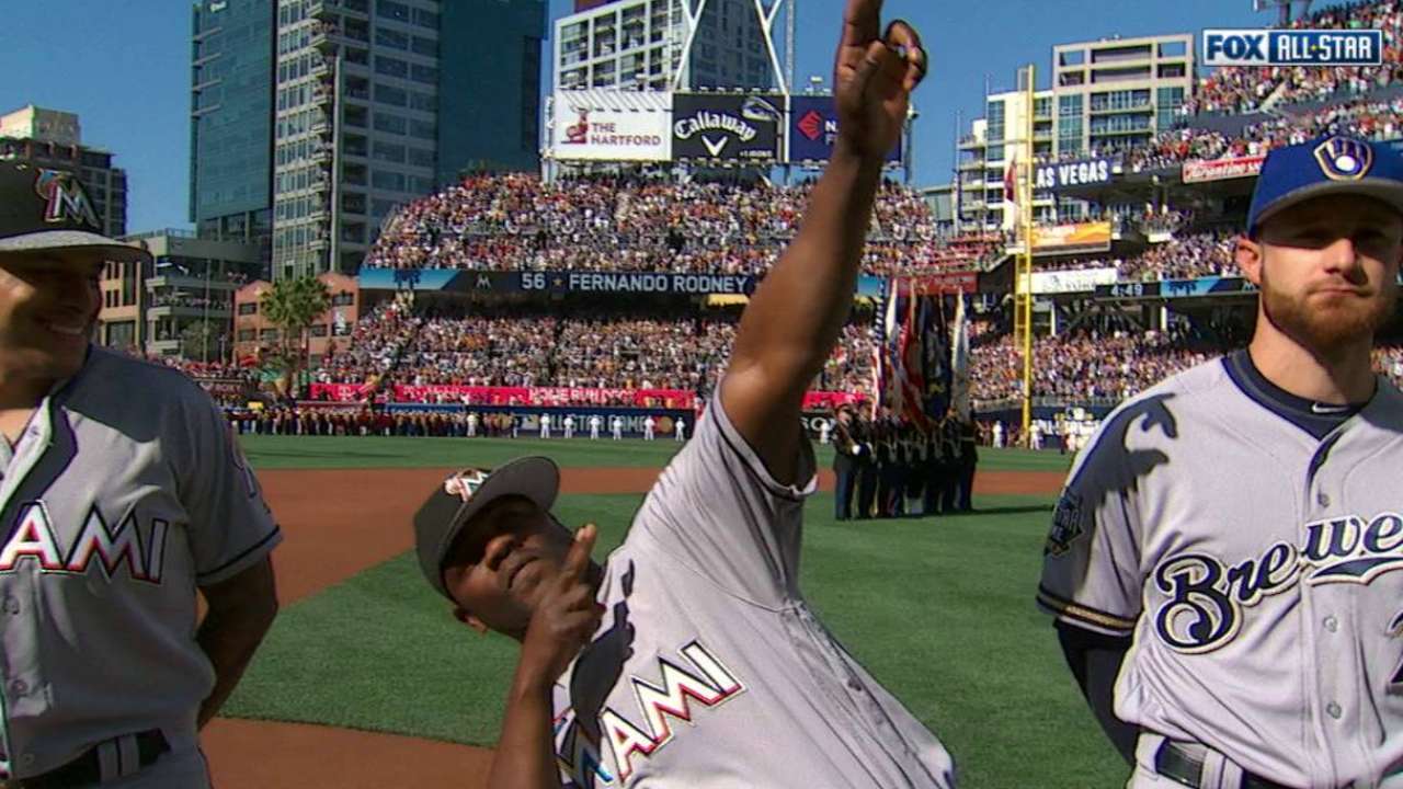 Rodney cheered at Petco