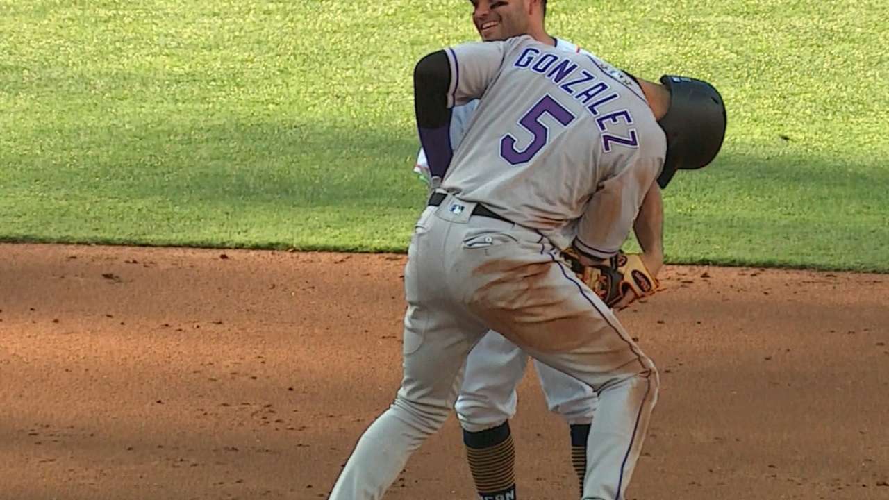CarGo, Altuve duke it out at 2nd