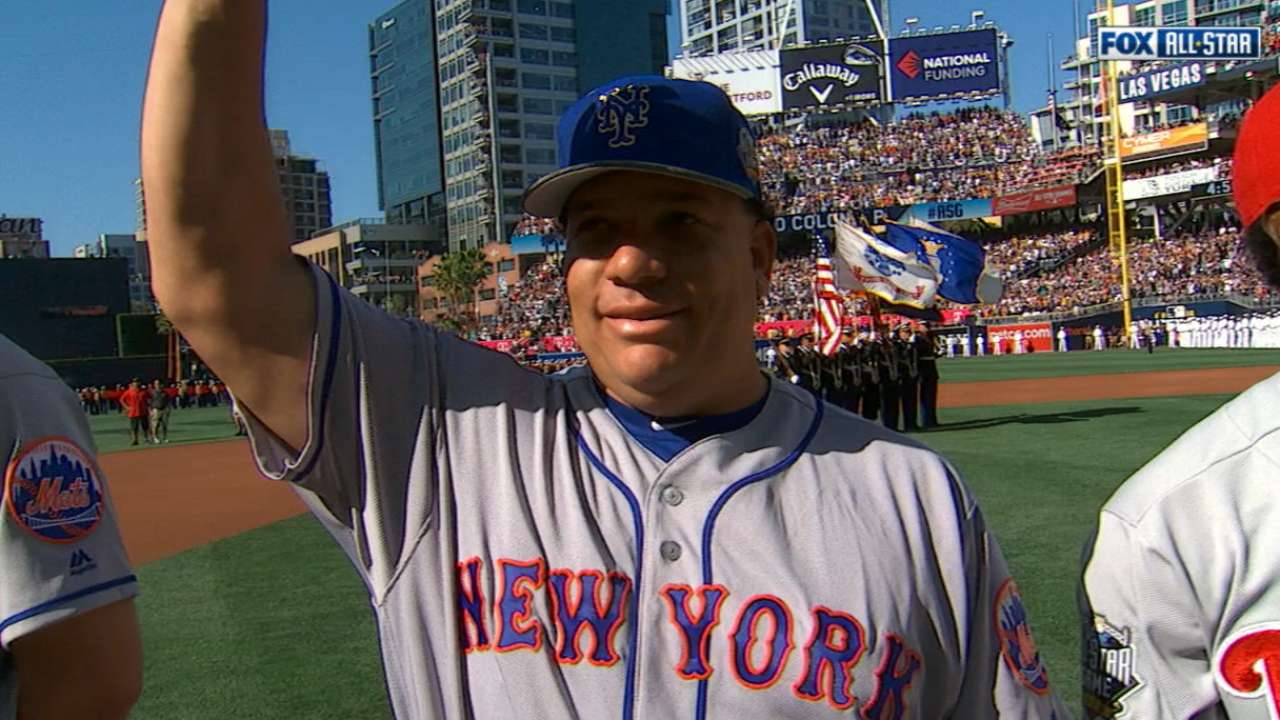 Mets introduced at All-Star Game