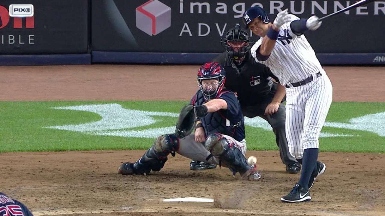 A-Rod gets Yanks' first hit