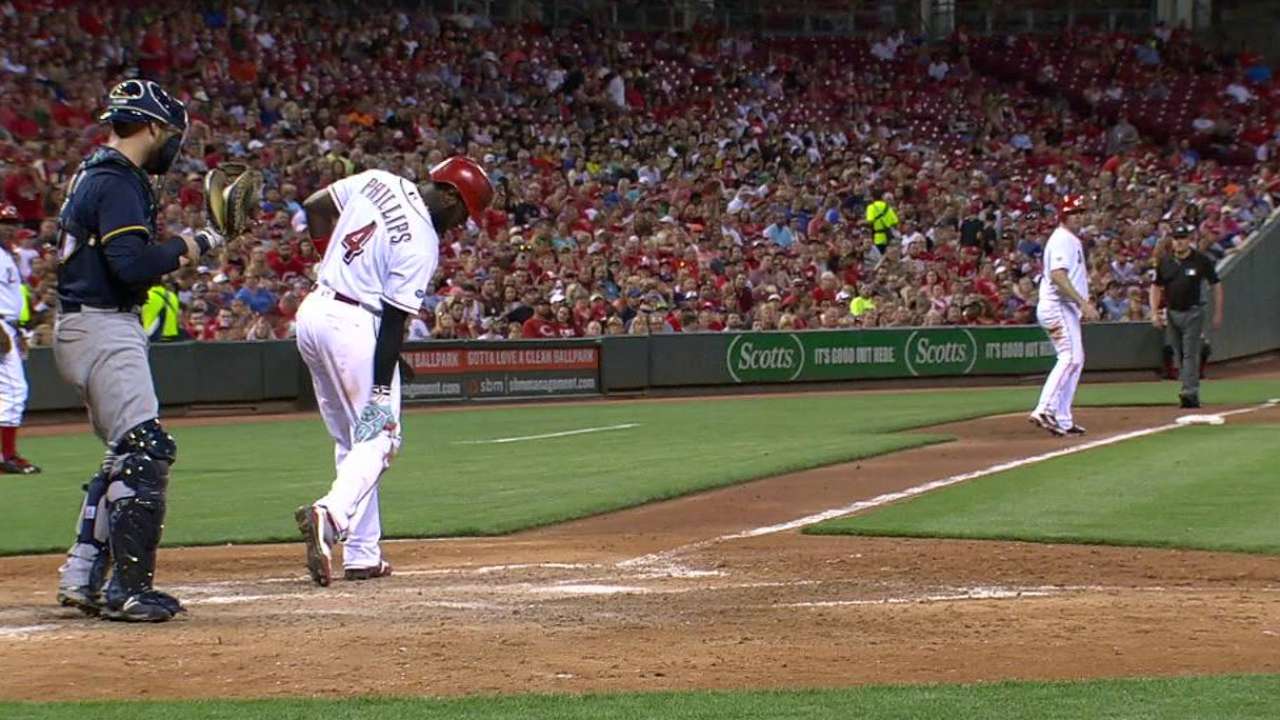 Phillips exits with an injury