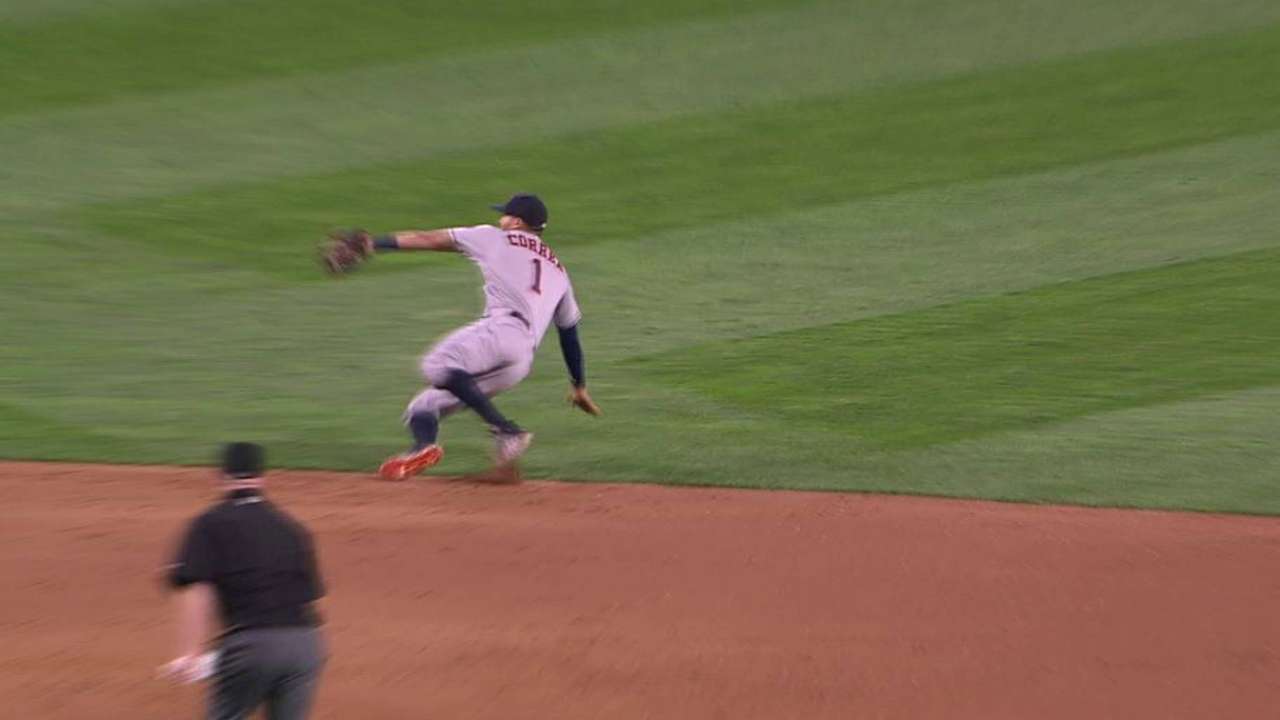 Correa's athletic stop