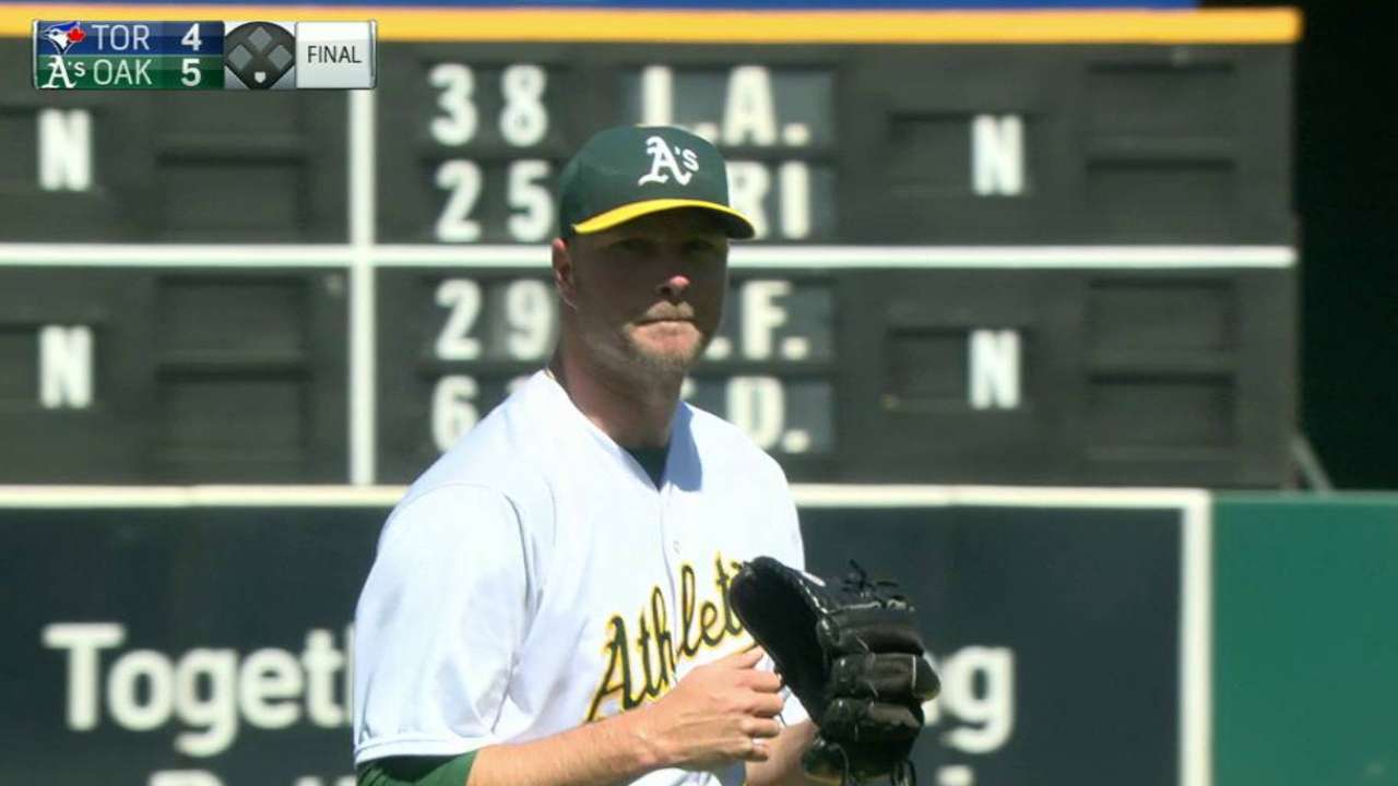 Madson shuts the door