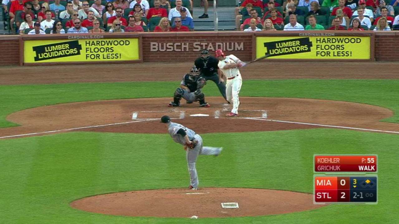 Grichuk's RBI double