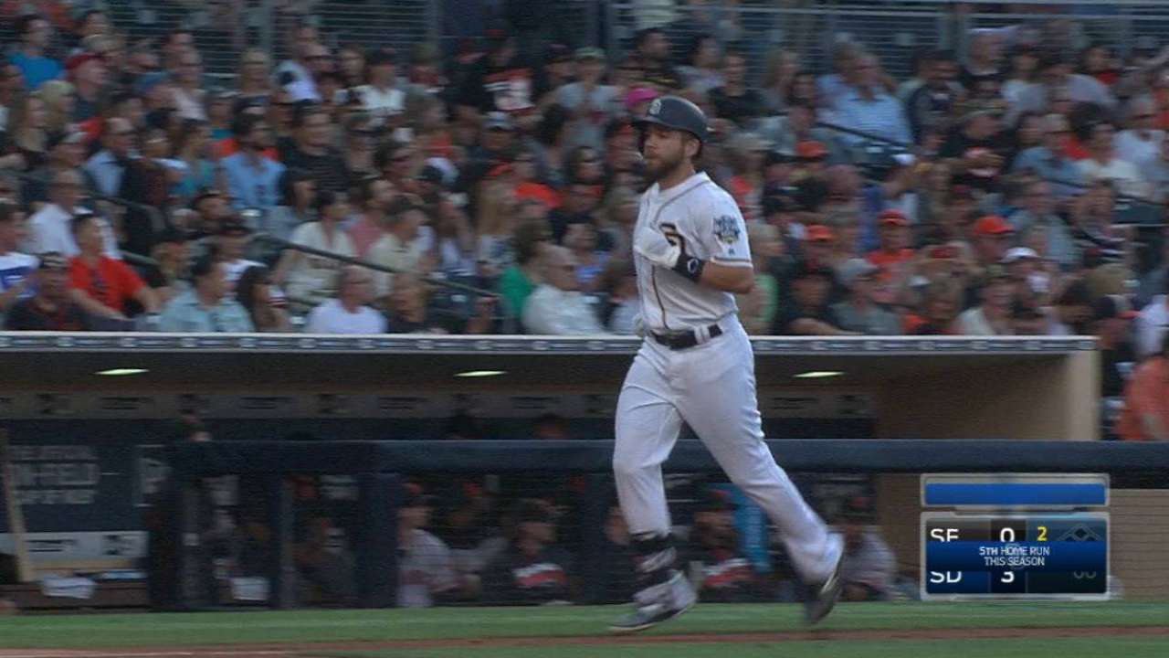 Schimpf's solo homer