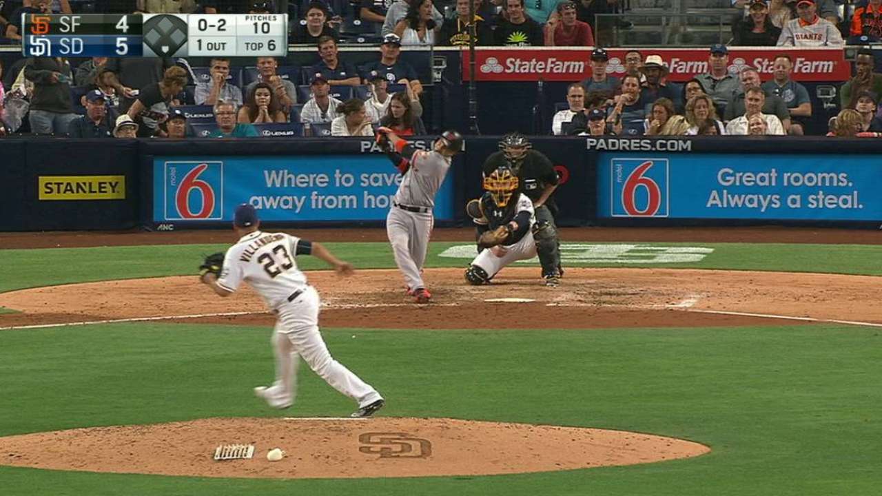 Pena's solo home run