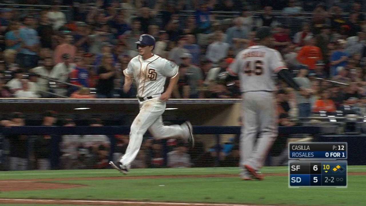 Rosales' RBI single
