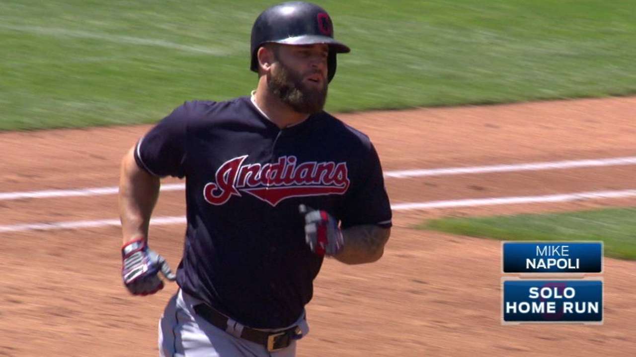 Napoli's solo homer