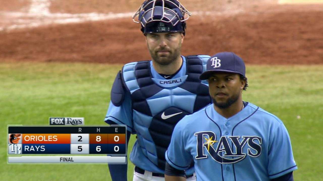 Erasmo, Colome enjoy bounceback outings