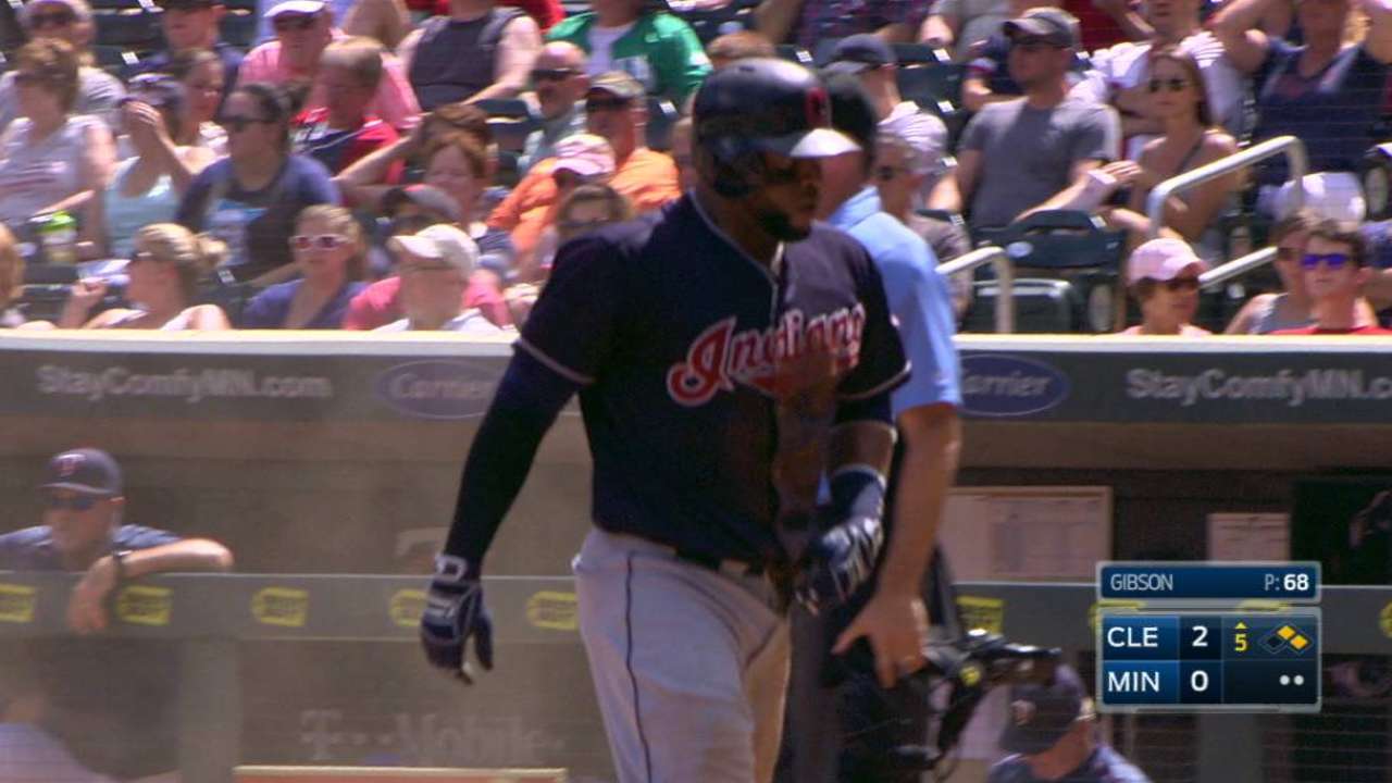 Indios triunfaron en Minnesota con un eficaz ataque
