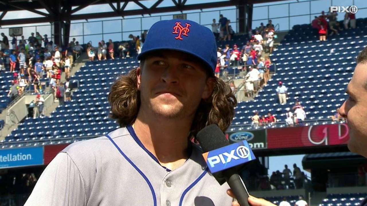 deGrom masterful in first career complete game