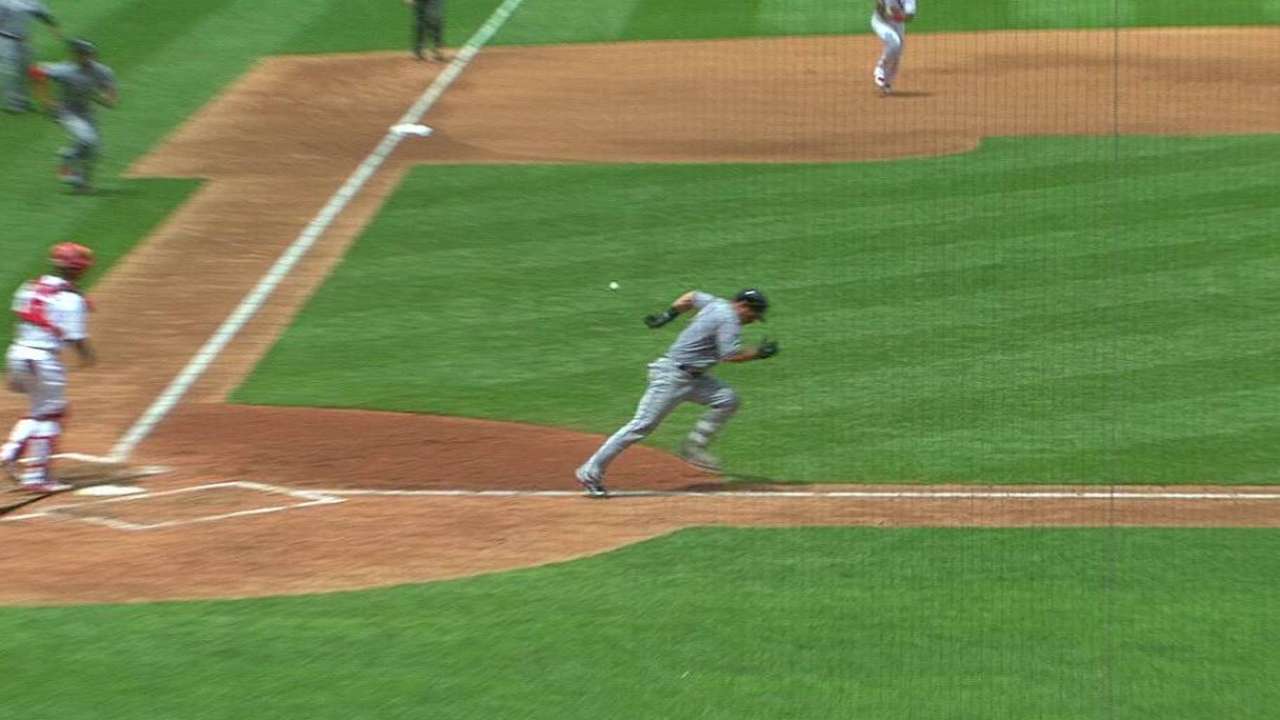 Mathis' bunt proves productive, pleasant surprise