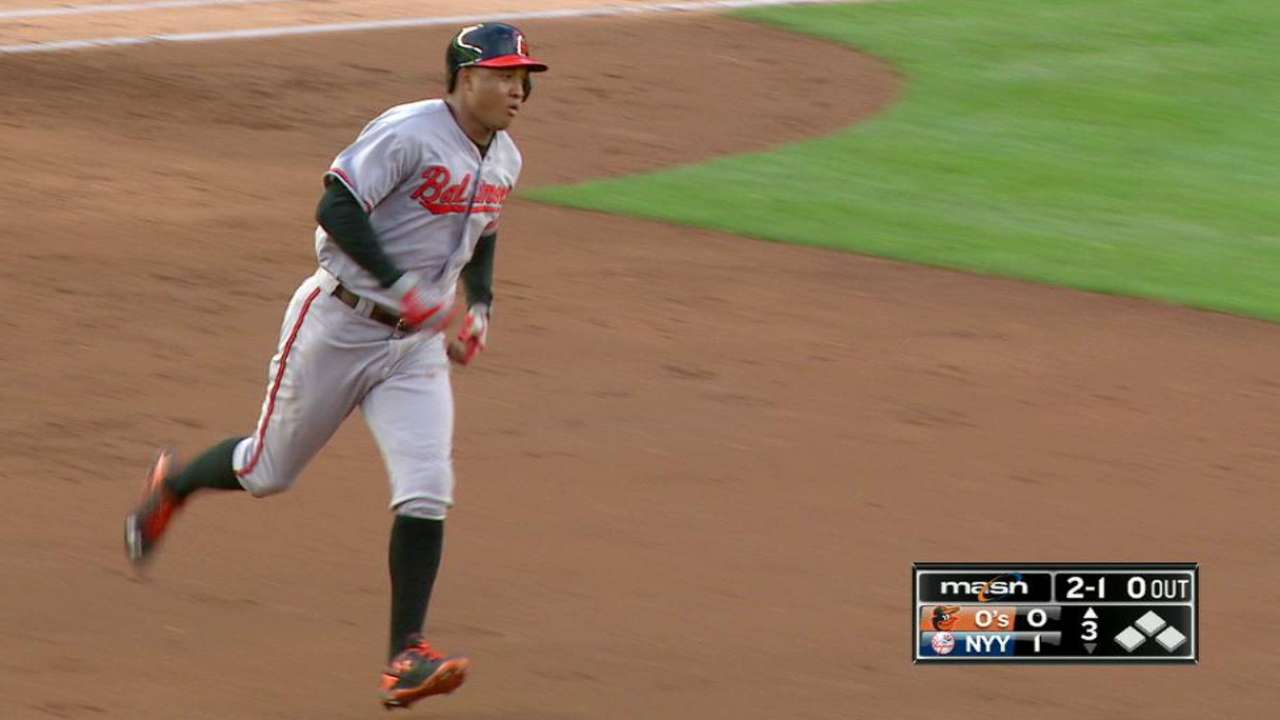 Schoop's solo home run