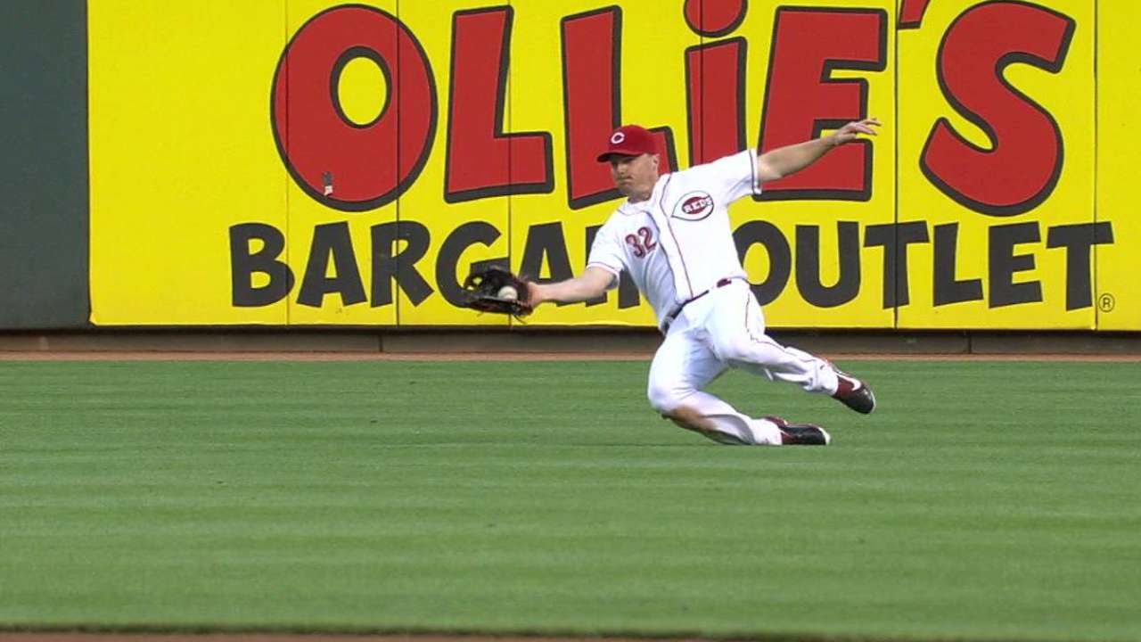 Bruce's slick sliding catch