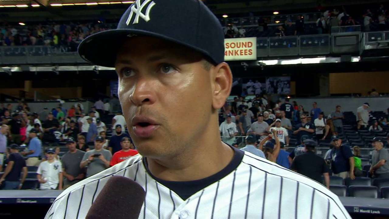 Rodriguez talks about homer, win