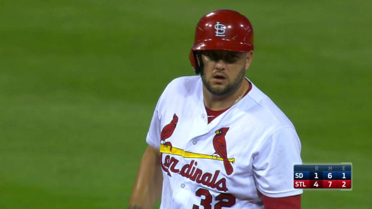 Adams' pinch-hit two-run double