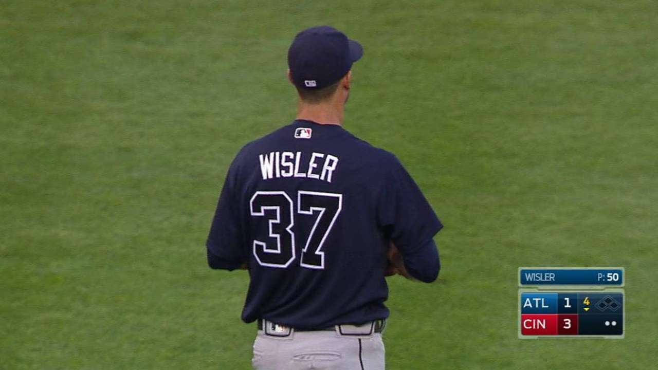 Wisler struggles second time through order
