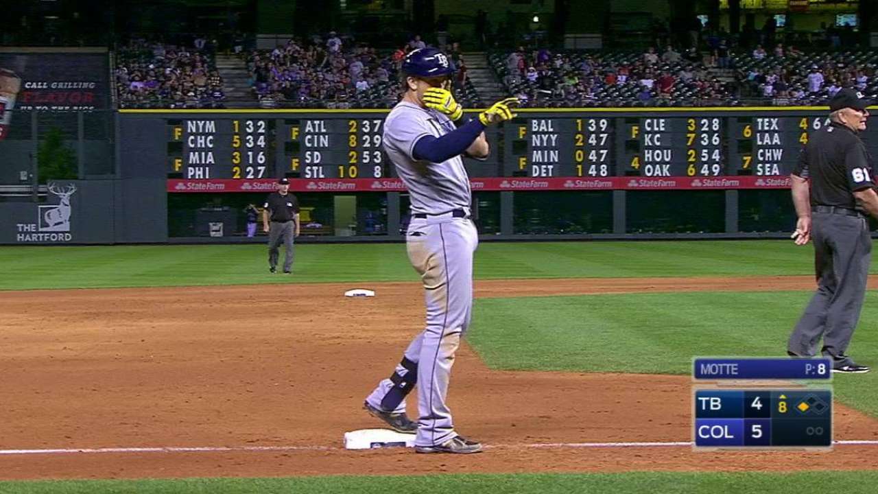 Longoria: Coors Field yields more triples