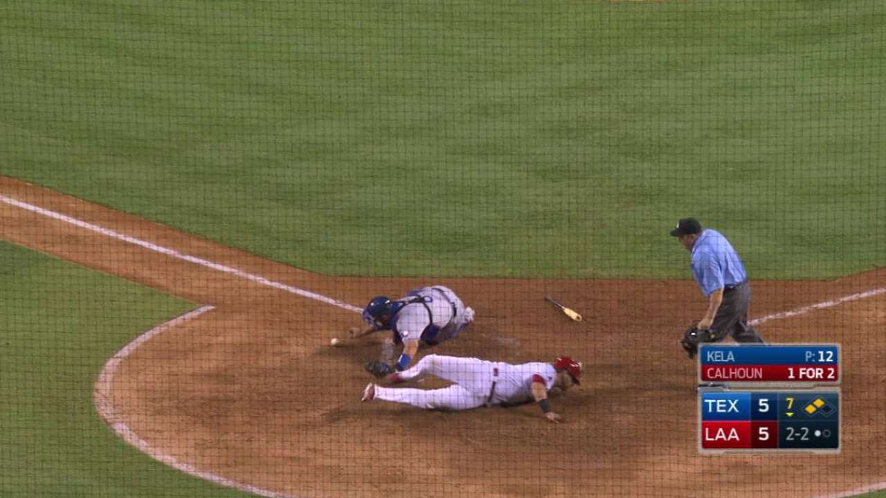 Calhoun's RBI fielder's choice