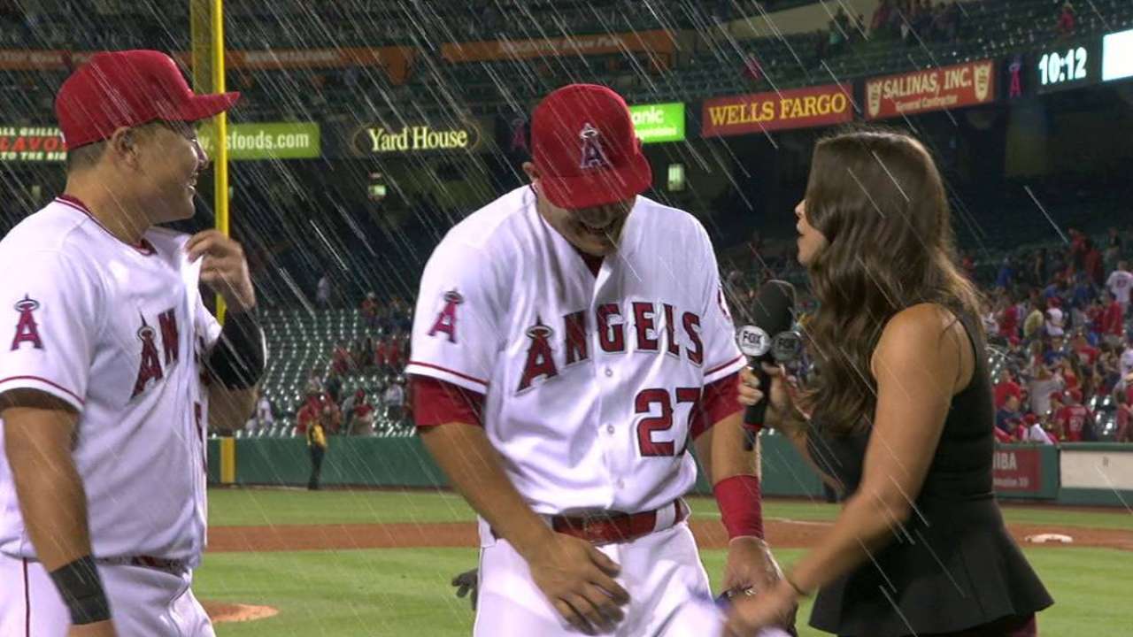 Trout discusses 9-5 win