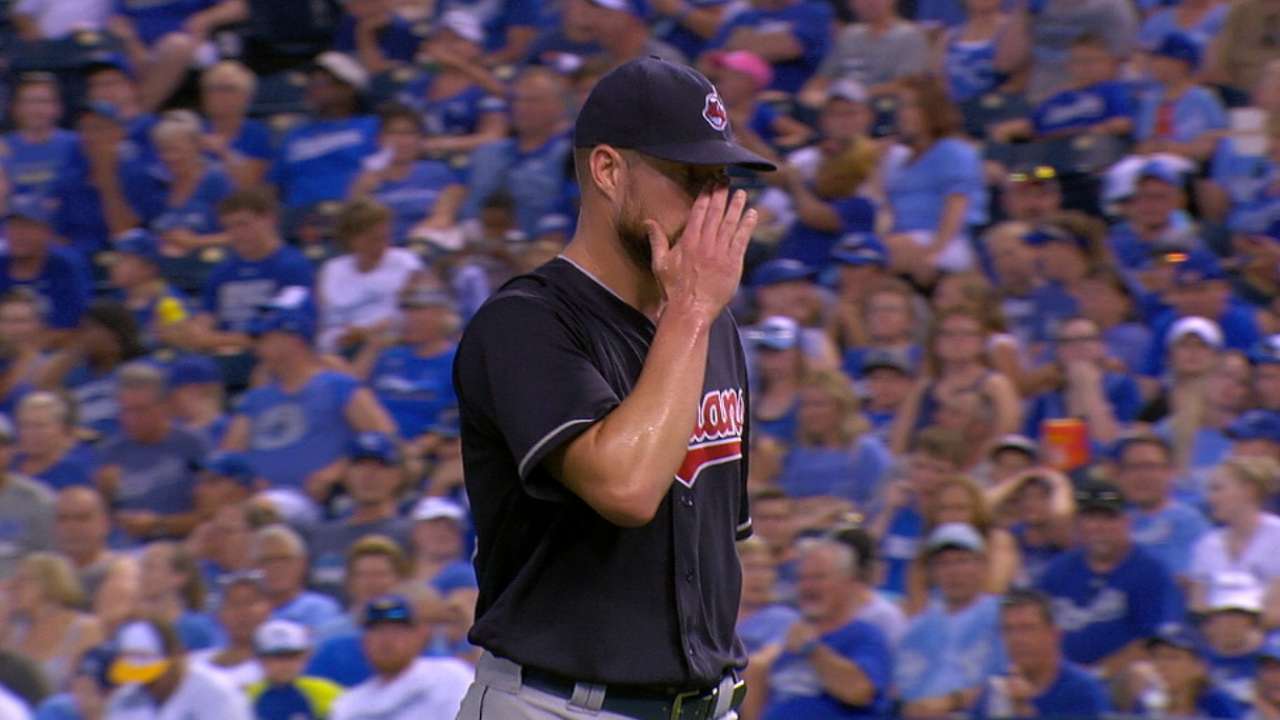 Kluber's scoreless performance