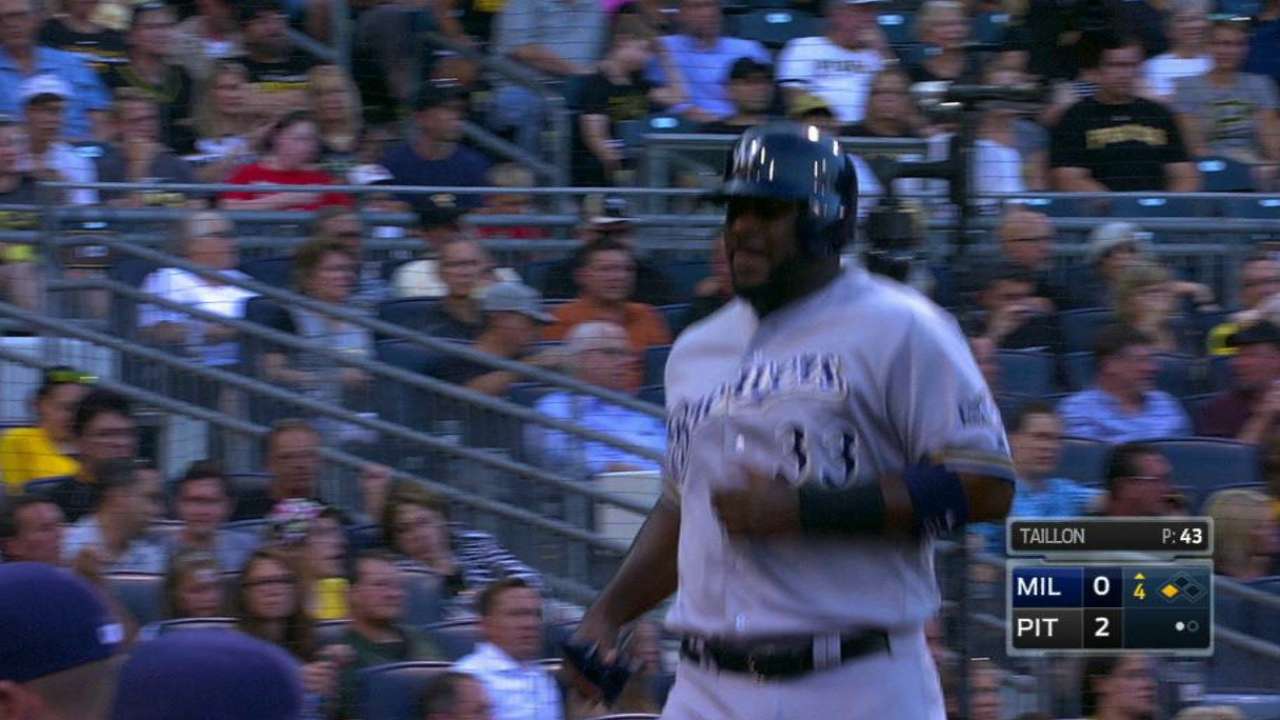 Perez's RBI groundout