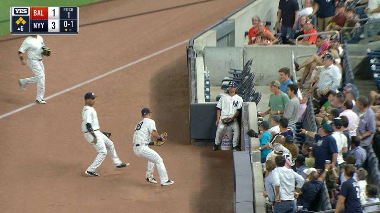 Refsnyder's running catch