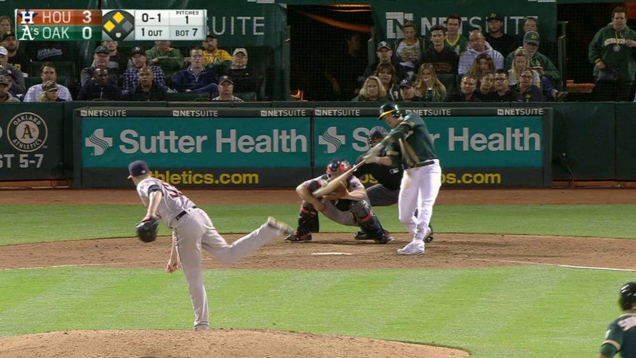 Healy's two-run double