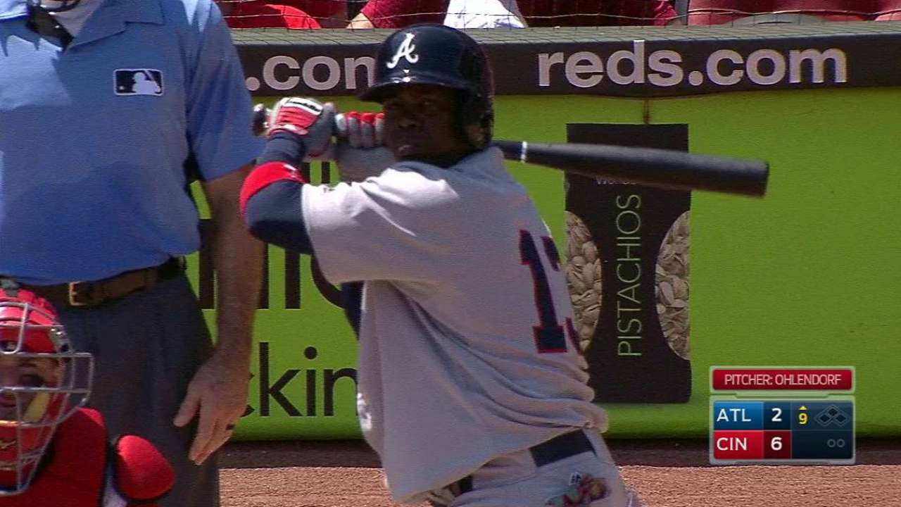 Garcia's solo homer