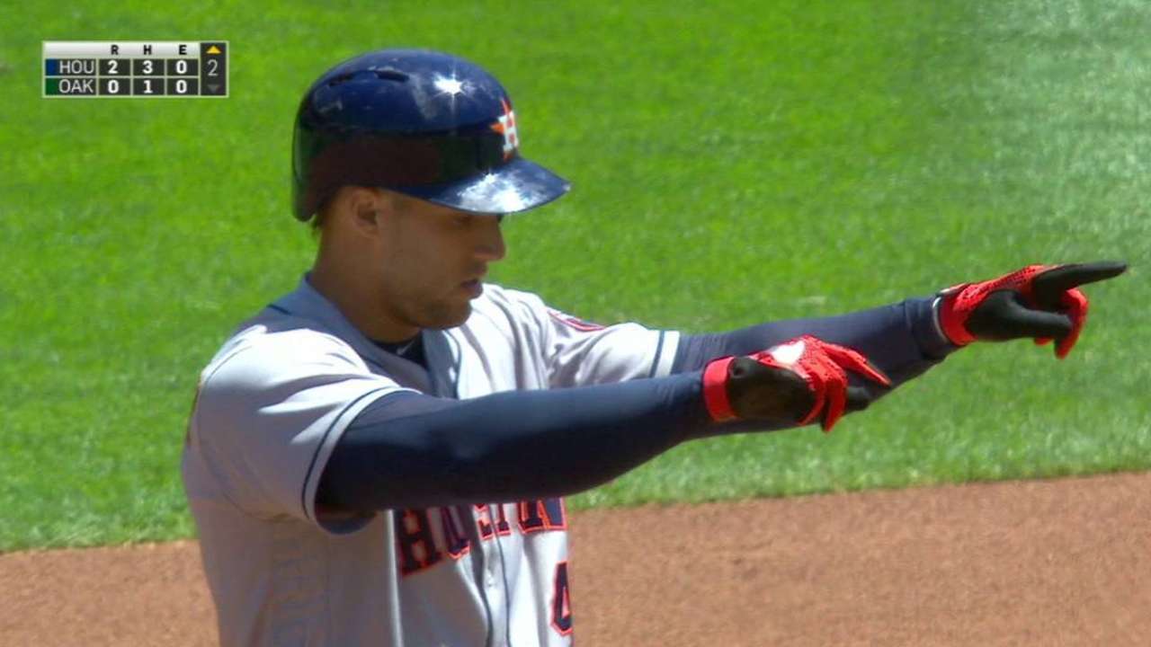 Springer's RBI double