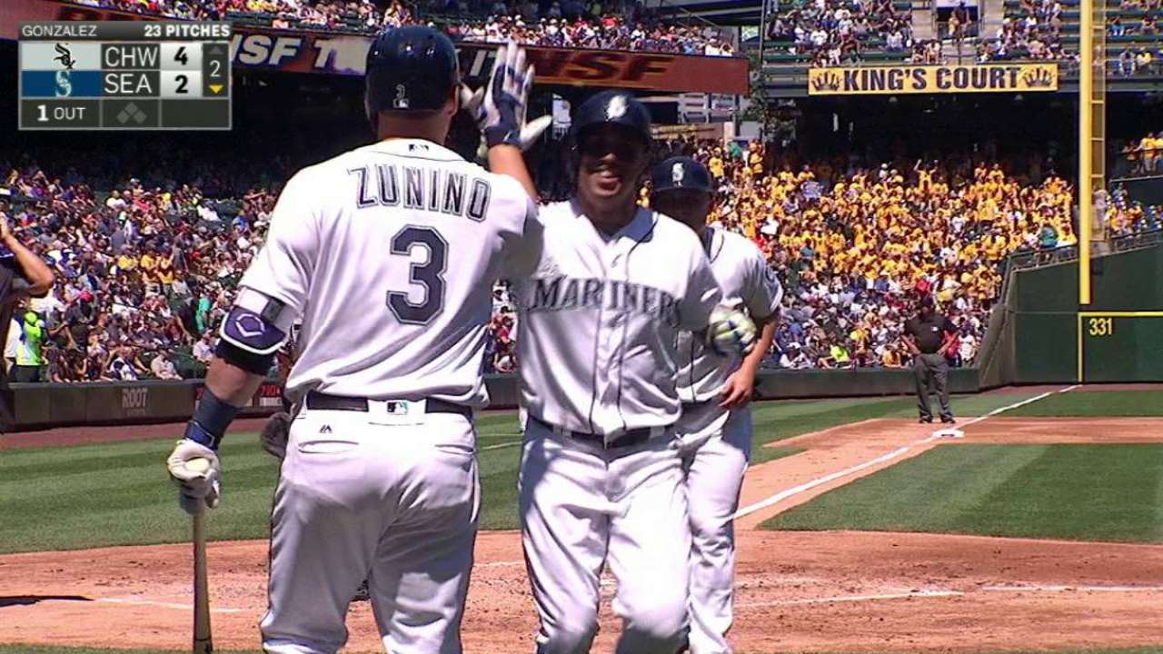 Martin's two-run home run
