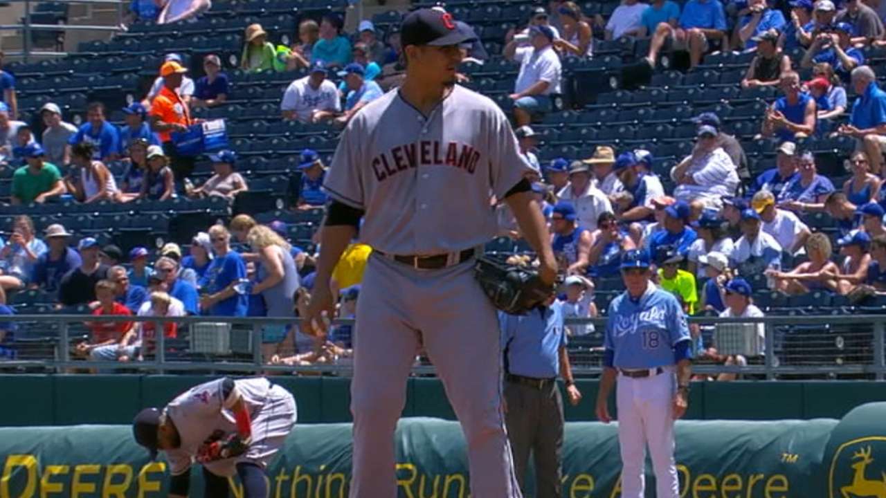 Carrasco's six shutout innings