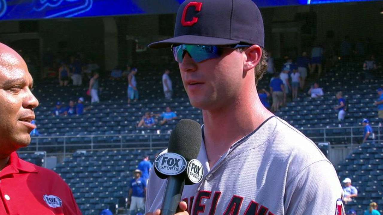 Naquin on career day at plate
