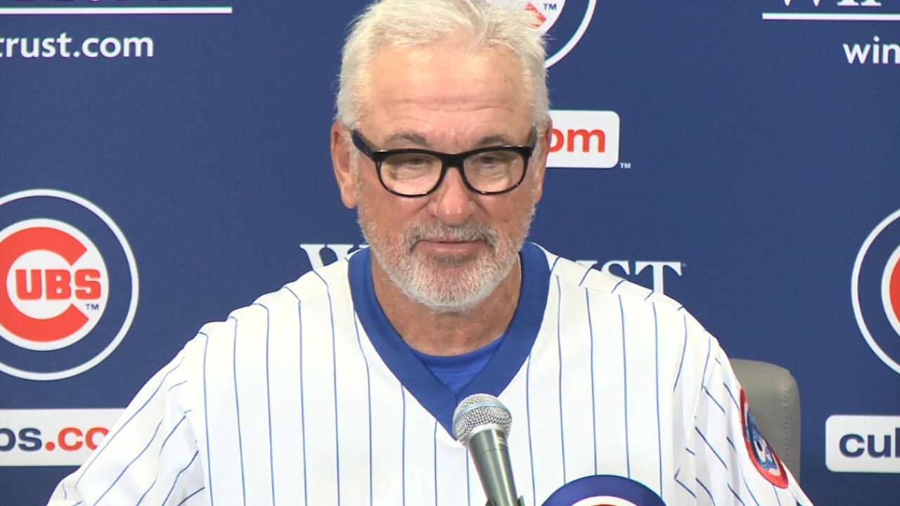 Maddon on the 6-2 win
