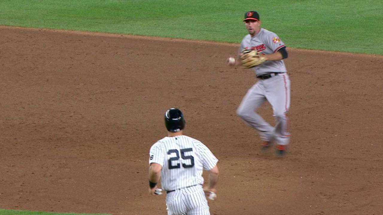 O's turn two to escape trouble
